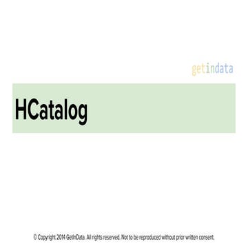 HCatalog