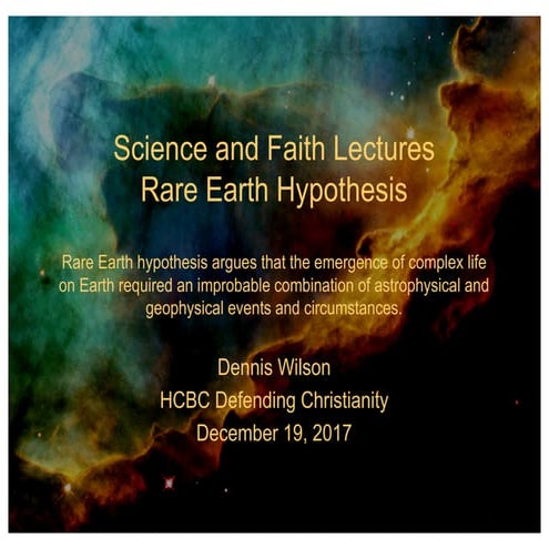 Rare Earth Hypothesis