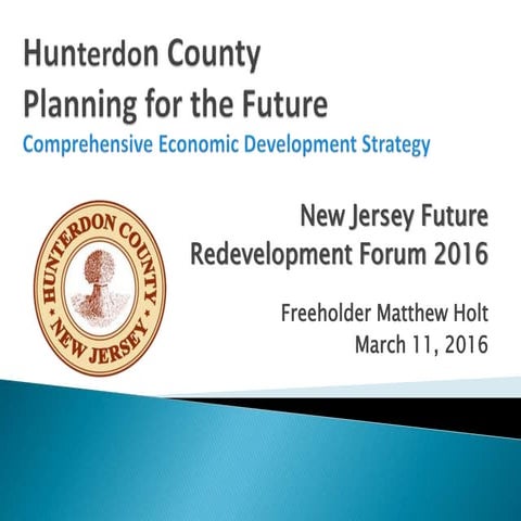 NJFuture Redevelopment Forum 2016 Holt