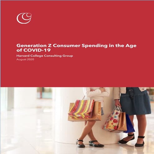 Generation Z Consumer Spending in the age of Covid 19