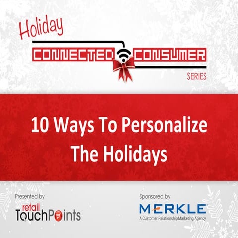 10 Ways To Personalize The Holidays