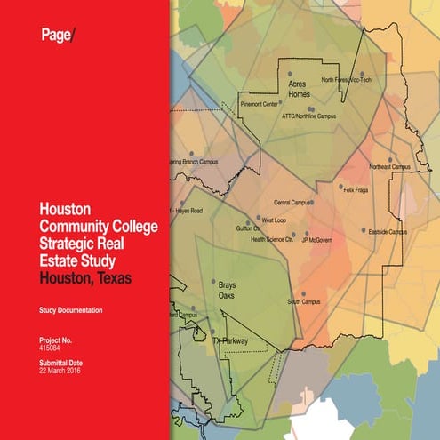 Houston Community College Strategic Real Estate Study Houston, Texas