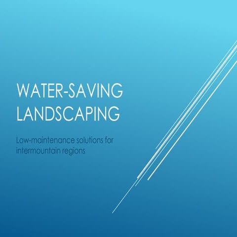Water saving