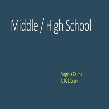 HCDE Middle High School Librarians 2018 