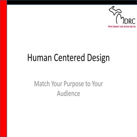 Human Centered Design