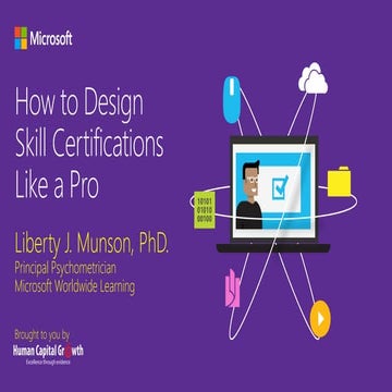 Human Capital Growth Webinar: How to Design Skill Certifications like a Pro
