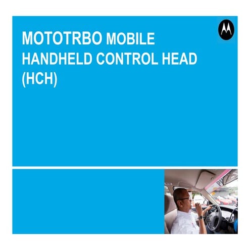 Motorola MotoTRBO Handheld Control Head (HCH)