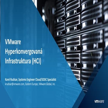 VMware hyperkonvergovaná infrastruktura (HCI)