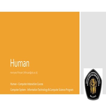 Hci [2]human