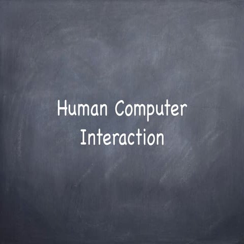 Hci 01 | PPT