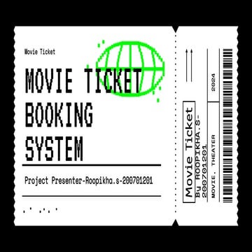 human computer interaction of movie booking system project