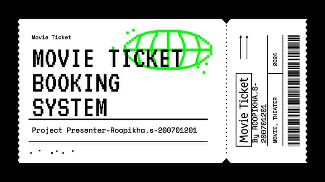 human computer interaction of movie booking system project