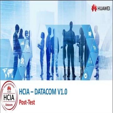 HCIA Test Preperation - 20QA - Short Sample