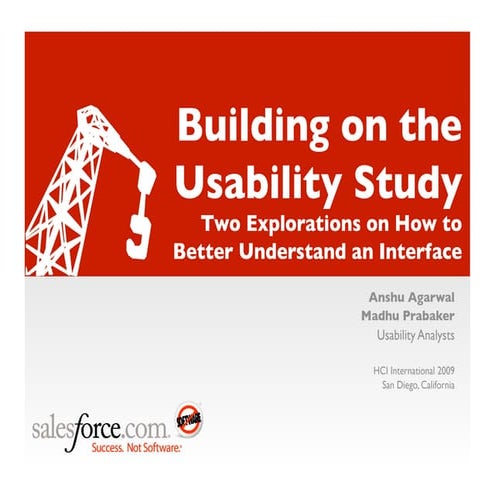 Building on the Usability Study: Two Explorations on How to Better Understan...