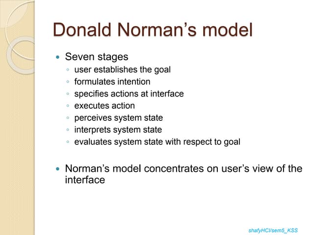 FP511 human computer interaction
