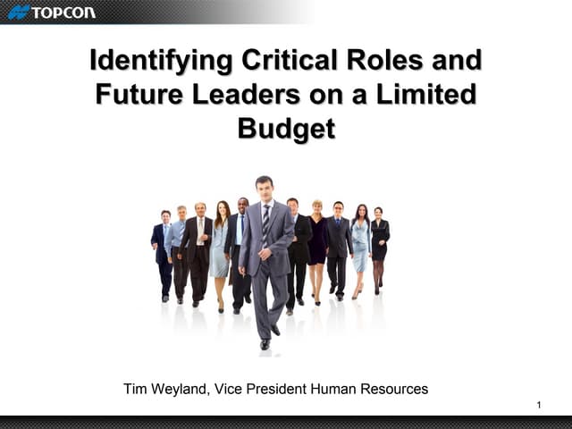Presentation on Talent Development