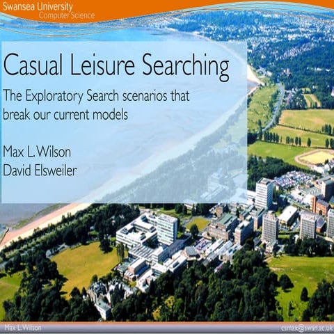 Hcir2010 - Casual-Leisure Search