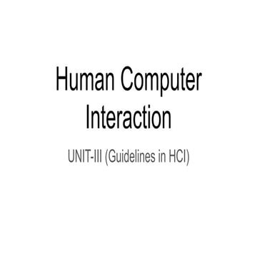 HCI_UNITIII_14 Sep.pdf HCI UNIT3. human center unit | PDF