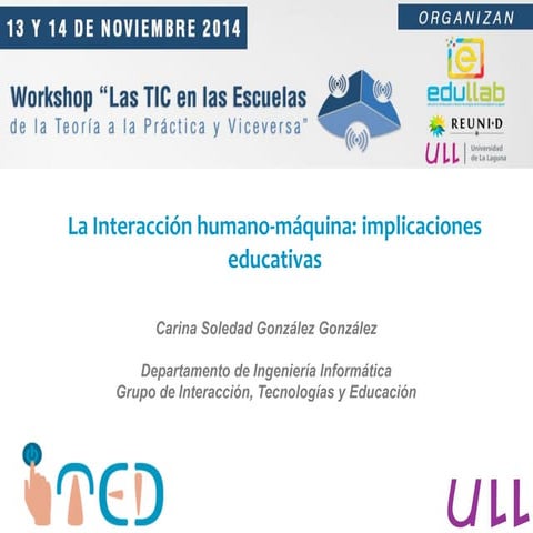 La Interacción humano-máquina: implicaciones educativas