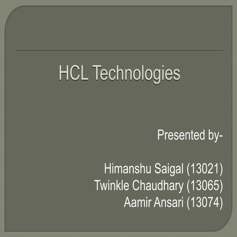 HCL technologies