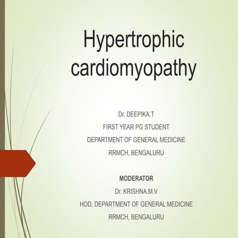 Hypertrophic cardiomyopathy