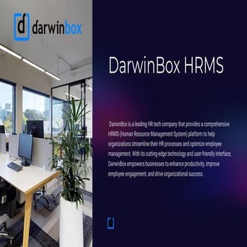 HCM Overview of Darwinbox and its competition | PDF
