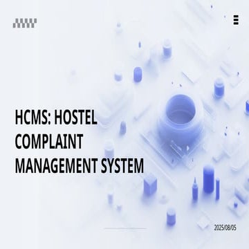 HCMS_ UML-Driven Digital Hostel Care.pptx