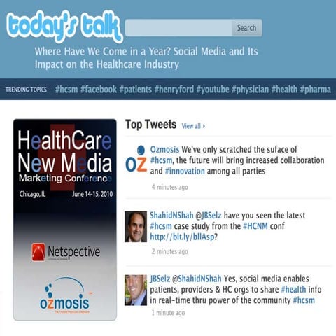 Healthcare New Media Marketing Conference Keynote