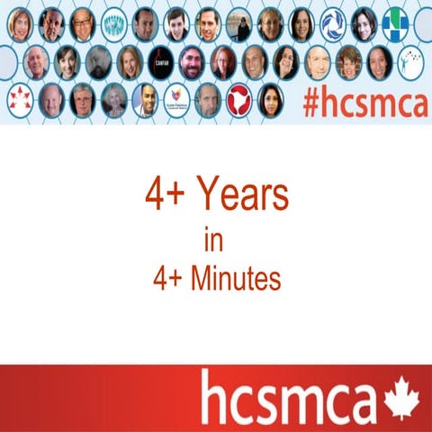 #hcsmca Update  2015