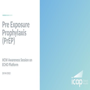 HCW Awareness on PrEP.pptx for healthcare workers