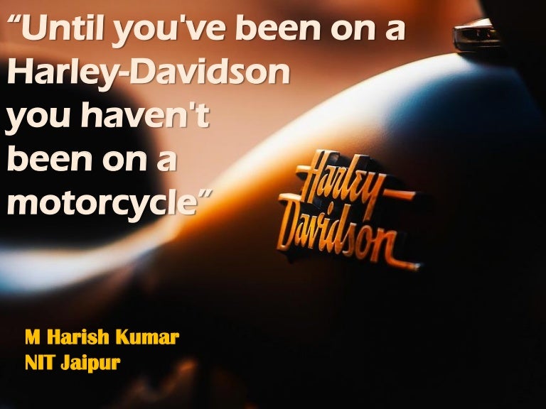 harley davidson case study