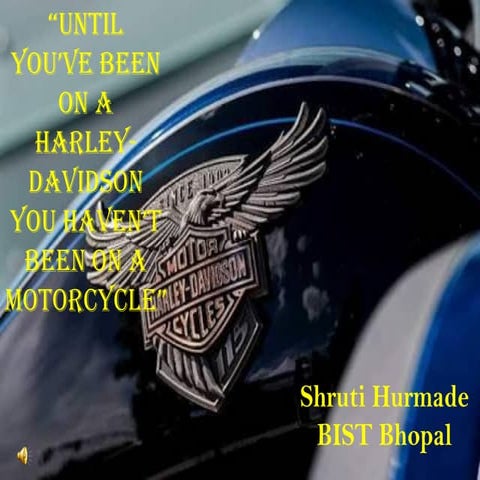 Harley-Davidson Case Study