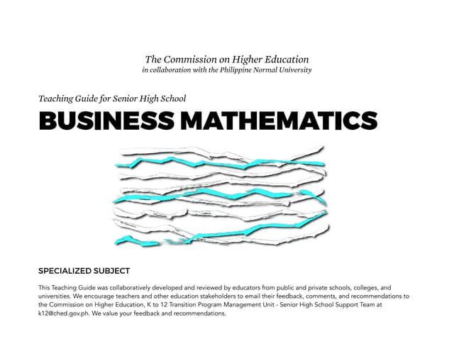 Business Mathematics Pdf