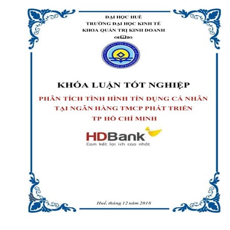 Luận văn: Giải pháp phát triển tín dụng cá nhân tại Ngân hàng TMCP ...