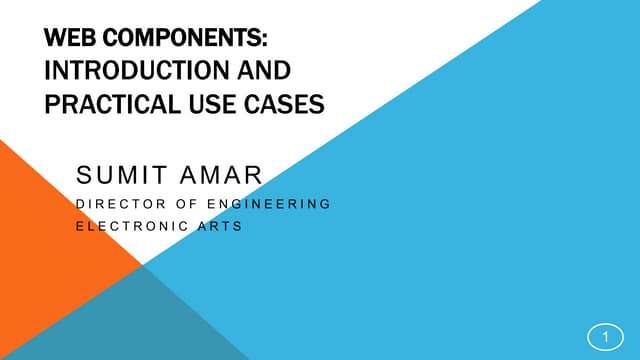 Web Components: Introduction and Practical Use Cases