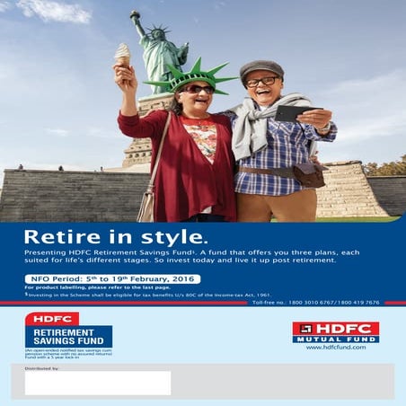 Hdfc retirement fund