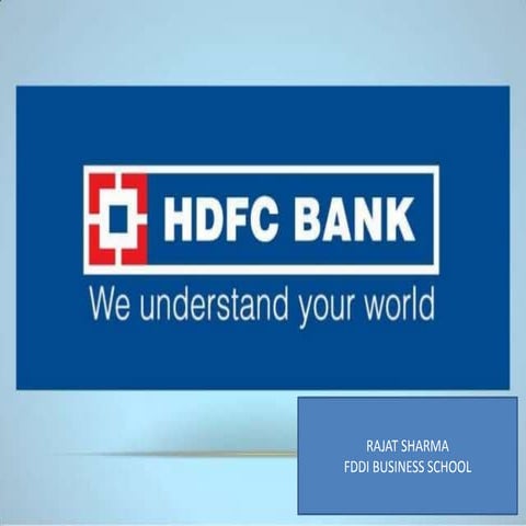 Hdfc bank ltd ppt