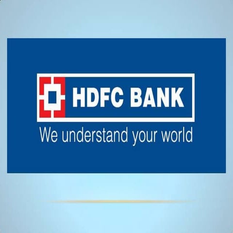 Hdfc bank ppt