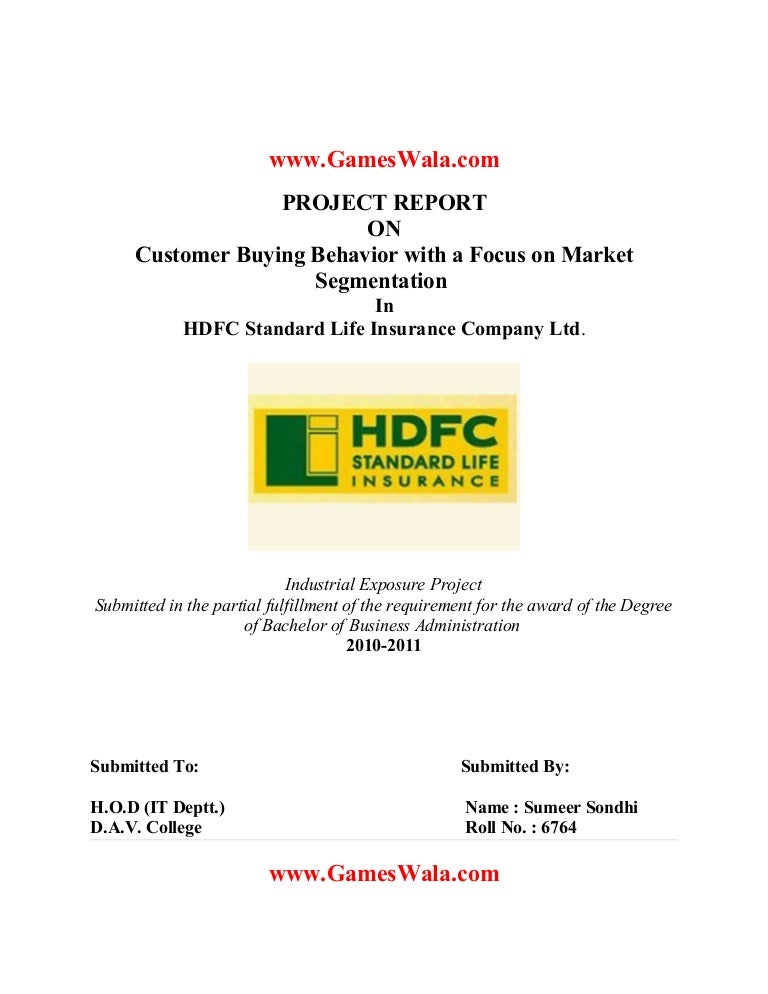 Hdfc standard life insurance www.gameswala.com