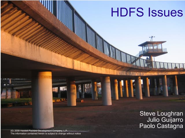 HDFS Issues