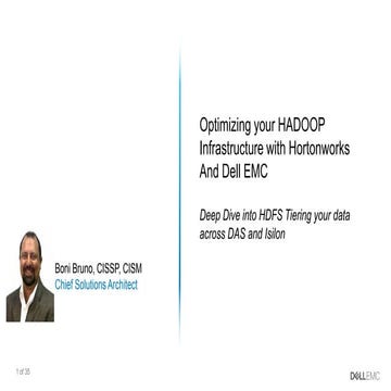 Hadoop Tiering with Dell EMC Isilon - 2018