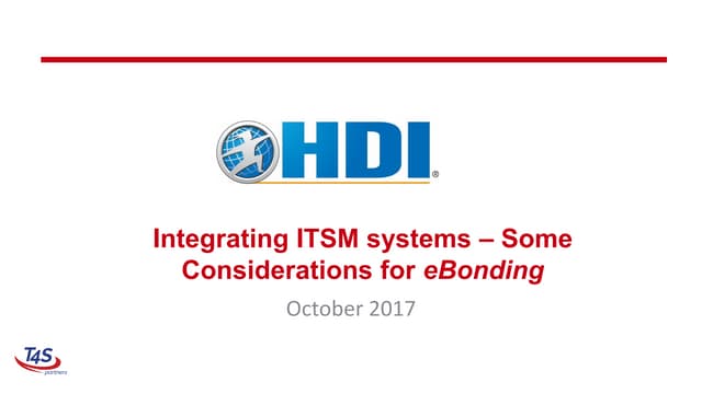 Integration Itsm Considerations For Ebonding Ppt Integration Itsm Considerations For Ebonding Ppt