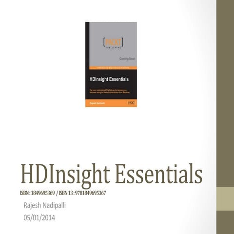 HdInsight essentials Hadoop on Microsoft Platform