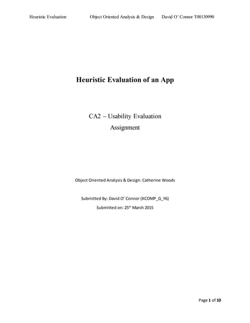 Usability evaluation of the RunKeeper Application 