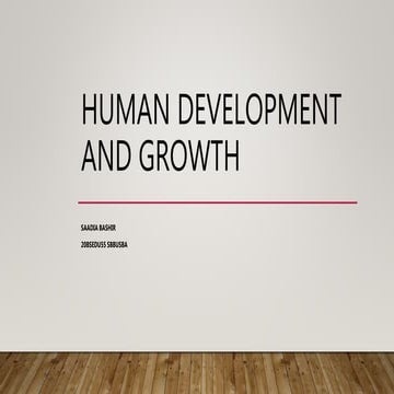 Difference between Growth and Development 
