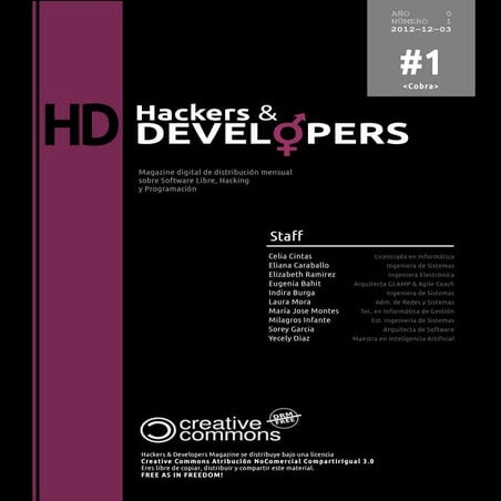 #1 - Hackers & Developers Magazine