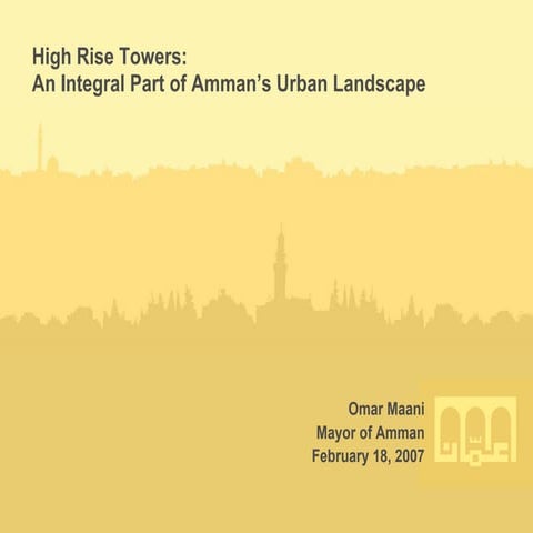 High Rise Towers Detailed Plans | Amman Institute