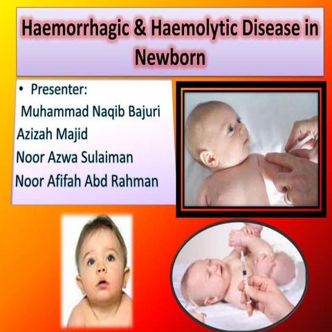 Haemorrhagic and Haemolytic of Newborn Diseases | PPTX