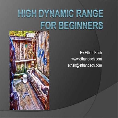 HDR Photography for the digital dome (fulldome) for IMERSA 2013 