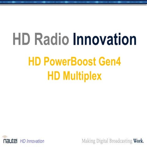 HD Radio Innovation 